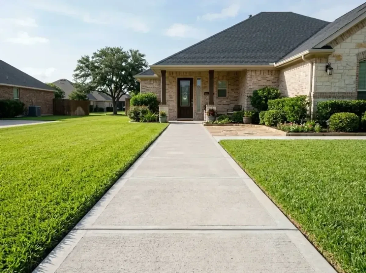 Concrete Sidewalks by Creative Concrete Designs in Montgomery County, TX